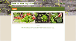 Desktop Screenshot of farmtoforkorganics.com