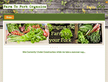 Tablet Screenshot of farmtoforkorganics.com